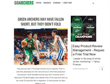 Tablet Screenshot of goarchers.com